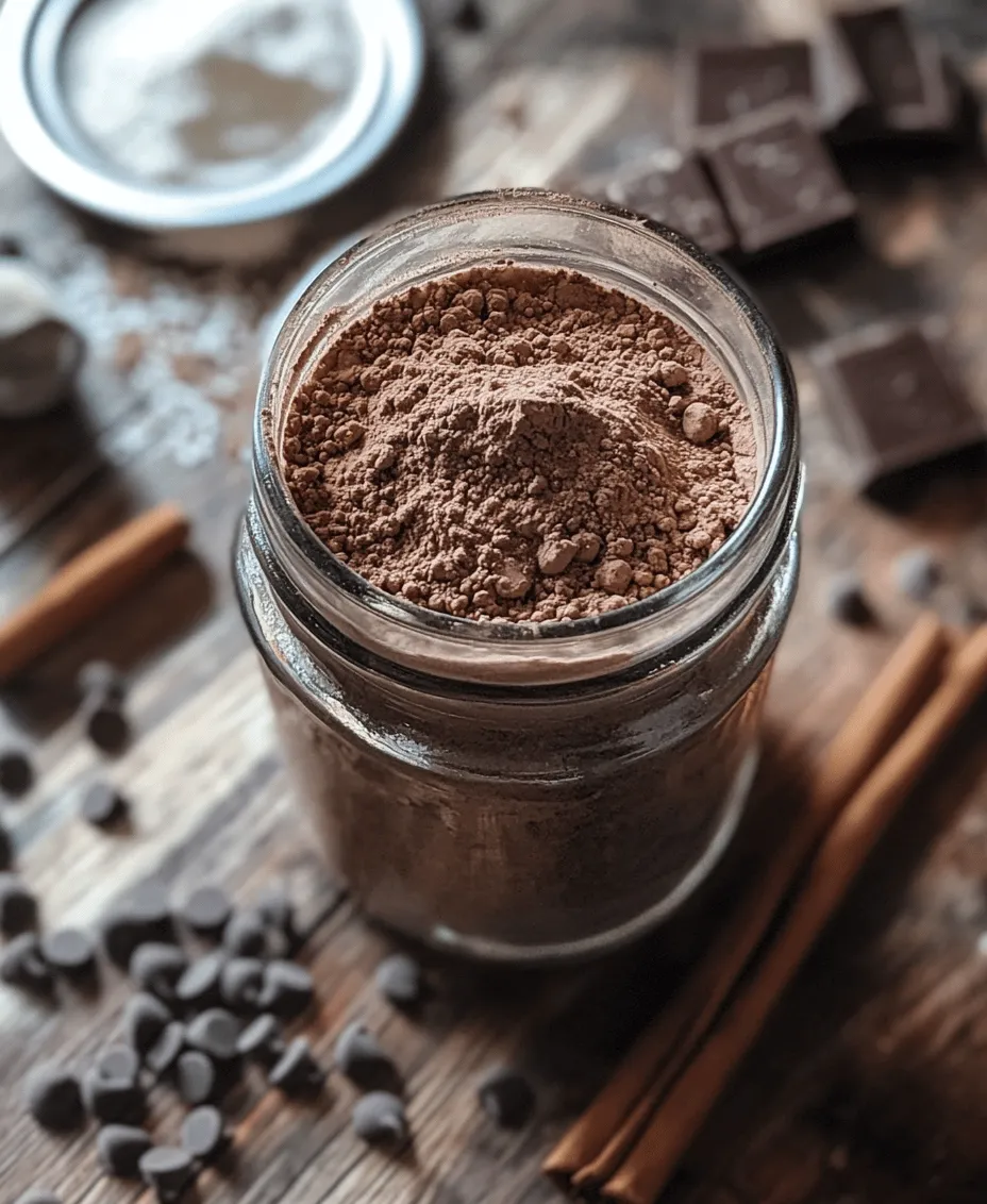 As winter blankets the world in its chilly embrace, nothing warms the soul quite like a steaming mug of hot chocolate. This beloved beverage has a way of evoking warmth, nostalgia, and comfort, often serving as a sweet remedy against the cold. While many enjoy the convenience of store-bought mixes, making hot chocolate at home allows for a level of customization and quality that is simply unmatched. With the right ingredients, you can create a decadent homemade hot chocolate mix that elevates your cocoa experience to new heights.
