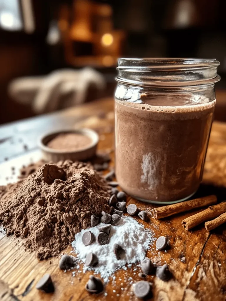 As winter blankets the world in its chilly embrace, nothing warms the soul quite like a steaming mug of hot chocolate. This beloved beverage has a way of evoking warmth, nostalgia, and comfort, often serving as a sweet remedy against the cold. While many enjoy the convenience of store-bought mixes, making hot chocolate at home allows for a level of customization and quality that is simply unmatched. With the right ingredients, you can create a decadent homemade hot chocolate mix that elevates your cocoa experience to new heights.