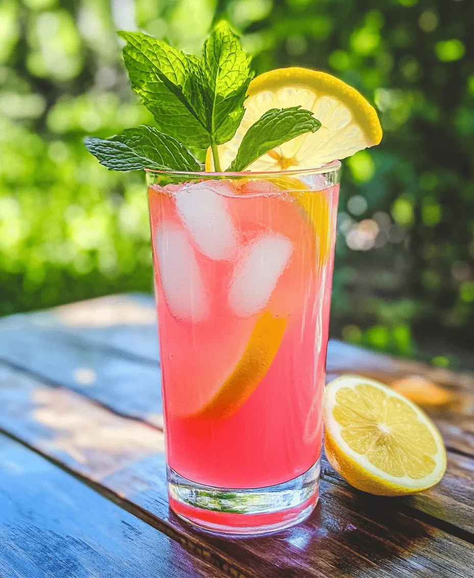 As the temperatures rise and the sun shines brighter, the search for refreshing beverages becomes a delightful quest. There's something invigorating about sipping on a cool drink during the warm summer months, and few beverages can match the charm of freshly made lemonade. This summer, we invite you to elevate your lemonade game with a unique twist: <strong>Refreshing Rhubarb Lemonade</strong>.” /></p>
</p>
<h3>Straining the Syrup</h3>
</p>
<p>Once you’ve simmered your rhubarb and sugar mixture, it’s time to strain the syrup. This step is crucial for achieving a smooth, velvety texture in your rhubarb lemonade. Straining removes the fibrous pulp of the rhubarb, leaving you with a pure, concentrated syrup that packs a flavor punch without any graininess.</p>
</p>
<p>To strain the syrup effectively, use a fine-mesh sieve or cheesecloth placed over a bowl. Pour the rhubarb mixture into the sieve, allowing the liquid to pass through while the solids are left behind. For maximum extraction of flavor and liquid, press down gently on the solids with the back of a spoon or spatula. This will help release any remaining syrup trapped in the rhubarb fibers.</p>
</p>
<p>It’s essential to be patient during this process; rushing it can lead to a less potent syrup. The resulting liquid should be vibrant in color and rich in the tart-sweet essence of rhubarb, ready to elevate your lemonade.</p>
</p>
<h3>Mixing the Lemonade</h3>
</p>
<p>With your rhubarb syrup strained and ready, it’s time to mix the lemonade. In a large pitcher, combine the rhubarb syrup with freshly squeezed lemon juice. The ideal ratio is about 1 cup of rhubarb syrup to 1 cup of lemon juice, but feel free to adjust based on your taste preference. If you prefer a sweeter drink, start with less lemon juice and gradually add more until you reach the desired tartness.</p>
</p>
<p>Next, add cold water to the mixture. The typical ratio is about 3 cups of water for every 1 cup of syrup and lemon juice combined. Stir thoroughly to ensure that the syrup and lemon juice are well integrated with the water. This is the moment to taste and adjust the sweetness or sourness of your lemonade. If it’s too tart, consider adding a bit more syrup, or if it’s too sweet, a splash of lemon juice can balance it out nicely.</p>
</p>
<h3>Chilling and Serving</h3>
</p>
<p>After mixing, the importance of chilling your rhubarb lemonade cannot be overstated. Chilling allows the flavors to meld and intensify, making each sip more refreshing. Ideally, let the lemonade sit in the refrigerator for at least an hour before serving, but if you’re short on time, you can chill it over ice.</p>
</p>
<p>When it’s time to serve, consider using clear glassware that showcases the beautiful pink hue of your rhubarb lemonade. For an elegant touch, fill the glasses with ice and pour the lemonade over. A simple garnish, like a lemon slice on the rim or a sprig of fresh mint, can enhance the presentation and aroma, inviting guests to enjoy your refreshing creation.</p>
</p>
<h3>Creative Garnishes and Variations</h3>
</p>
<p>Garnishes can greatly enhance both the flavor and appearance of your rhubarb lemonade. Traditional garnishes include thin lemon slices and sprigs of fresh mint. These not only add a pop of color but also introduce additional layers of flavor that complement the tartness of the lemonade.</p>
</p>
<p>For a creative twist, consider adding other herbs like basil or rosemary, which can bring an unexpected yet delightful flavor profile to your drink. You can also experiment with adding fruits such as strawberries, raspberries, or even cucumber slices for a more refreshing taste.</p>
</p>
<p>If you’re looking to make an adult version of this drink, consider turning your rhubarb lemonade into a cocktail. A splash of gin or vodka can elevate the drink, creating a sophisticated, refreshing cocktail perfect for summer soirées. Simply mix the lemonade with your spirit of choice, add ice, and garnish with a lemon wheel and mint for a refreshing cocktail experience.</p>
</p>
<h3>Pairing Suggestions for Rhubarb Lemonade</h3>
</p>
<p>Rhubarb lemonade pairs beautifully with a variety of foods, making it a versatile addition to your summer gatherings. Light salads, particularly those featuring fresh greens and citrus vinaigrettes, complement the tartness of the lemonade. Grilled foods, such as chicken or fish, also work well, as the acidity of the lemonade enhances the smoky flavors of grilled dishes.</p>
</p>
<p>When it comes to desserts, rhubarb lemonade is a perfect accompaniment to fruity summer desserts like shortcakes, tarts, or sorbets. Its refreshing quality acts as a palate cleanser, balancing out the sweetness of desserts.</p>
</p>
<p>Seasonal events, like picnics, barbecues, or garden parties, are ideal settings for serving rhubarb lemonade. Its vibrant color and refreshing taste will surely impress your guests, making any gathering feel more festive and enjoyable.</p>
</p>
<h3>Storing and Preserving Rhubarb Lemonade</h3>
</p>
<p>To keep your rhubarb lemonade fresh, store any leftovers in an airtight container in the refrigerator. It’s best consumed within a week for optimal flavor, although the syrup itself can last longer. If you anticipate having extra rhubarb syrup, consider making larger batches to store for future use. You can keep the syrup in the fridge for up to a month or freeze it in ice cube trays for easy portioning later.</p>
</p>
<p>For those who want to enjoy rhubarb lemonade year-round, freezing is an excellent option. Pour the lemonade or syrup into freezer-safe containers or ice cube trays and store them in the freezer. When you’re ready to enjoy a refreshing drink in the off-season, simply thaw the syrup or lemonade and mix with fresh water and lemon juice.</p>
</p>
<h3>Conclusion</h3>
</p>
<p>In summary, making and enjoying rhubarb lemonade is a delightful way to embrace the summer season. The combination of tart rhubarb and zesty lemon creates a refreshing beverage that is perfect for hot days and lively gatherings. The straining process ensures a smooth texture, while the mixing and chilling steps enhance the overall flavor and experience.</p>
</p>
<p>Experiment with creative garnishes and variations to find the perfect balance that suits your taste. Pairing this vibrant drink with light meals and desserts elevates any occasion, making it a must-have for summer picnics and parties.</p>
</p>
<p>Encourage your friends and family to join in on the fun by trying out this recipe and adding their unique twist. Celebrate the joy of homemade beverages, and let rhubarb lemonade become a staple in your summer repertoire. Enjoy the refreshing qualities of this drink and the memories it helps create, one sip at a time.</p>
<div id=