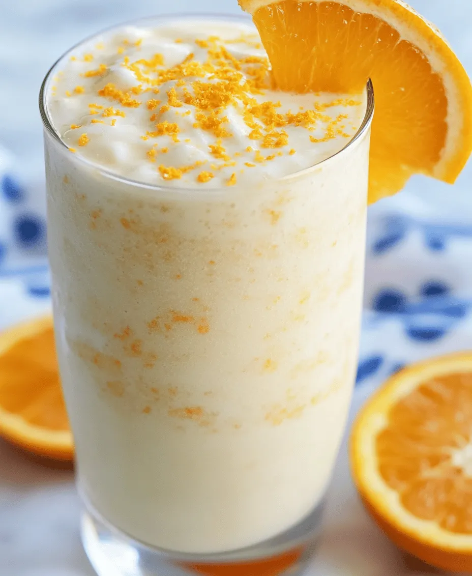 In the world of health and wellness, protein shakes have surged in popularity over the past few years. These nutrient-packed beverages not only serve as an excellent source of protein but also offer a convenient way to incorporate essential vitamins and minerals into your diet. Whether you're an athlete looking to enhance your post-workout recovery, a busy professional seeking a quick breakfast, or someone who simply enjoys a refreshing snack, protein shakes are versatile and satisfying. Among the myriad of flavors available, the Orange Dreamsicle Protein Shake stands out as a delightful fusion of sweet and tangy flavors that can transport you back to summer days with every sip.