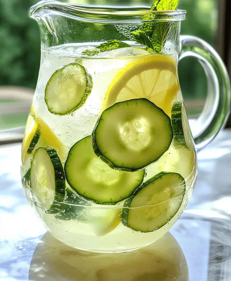 During the sweltering summer months, staying hydrated becomes essential. Not only does proper hydration help regulate body temperature, but it also aids digestion and keeps our skin looking fresh. What’s more refreshing than a chilled drink that packs both flavor and nutrition? Cucumber lemonade is an ideal choice as it combines the hydrating properties of cucumbers with the zesty zing of lemons.