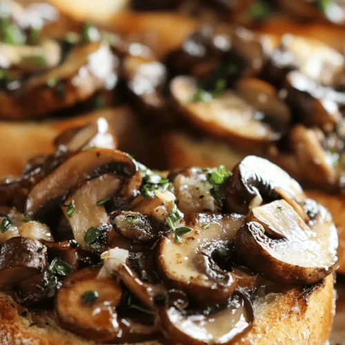 Gourmet garlic mushroom toast is a dish that exemplifies the beauty of simplicity in culinary art. This sophisticated toast transforms humble ingredients into a rich and flavorful experience, making it a favorite among food enthusiasts and home cooks alike. Whether you are preparing a casual meal for yourself or hosting an elegant gathering, this recipe is versatile enough to fit any occasion.