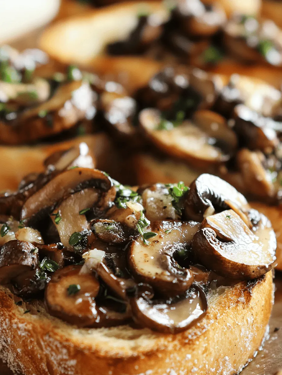 Gourmet garlic mushroom toast is a dish that exemplifies the beauty of simplicity in culinary art. This sophisticated toast transforms humble ingredients into a rich and flavorful experience, making it a favorite among food enthusiasts and home cooks alike. Whether you are preparing a casual meal for yourself or hosting an elegant gathering, this recipe is versatile enough to fit any occasion.
