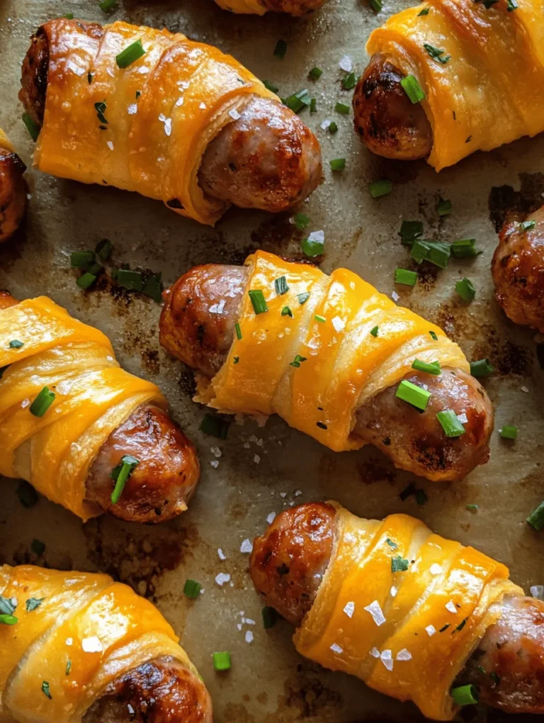 There’s something magical about breakfast. It’s the first meal of the day, the moment when you break your fast and fuel up for the day ahead. In our fast-paced world, finding time to prepare a hearty breakfast can be a challenge, but that’s where our Savory Breakfast Pigs in a Blanket Delight comes into play. This delightful dish combines the best of convenience and taste, allowing you to enjoy a satisfying meal without spending hours in the kitchen.
