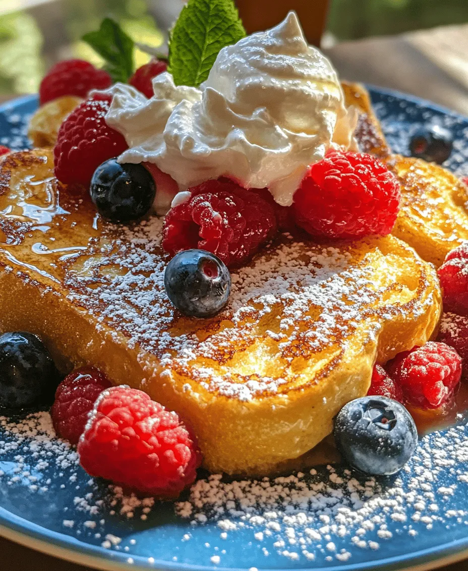 At the heart of any great French toast is the bread used, and for Overnight Crème Brûlée French Toast, quality French bread is essential. This type of bread is characterized by its crusty exterior and soft, airy interior, which allows it to soak up the custard mixture without turning mushy. The unique texture of French bread creates the perfect vessel for the rich custard, ensuring each slice is infused with flavor and retains a delightful chewiness after baking.