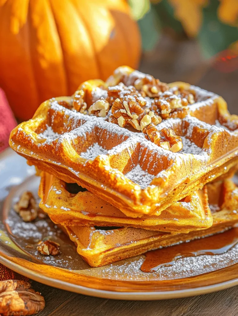 When it comes to baking, precision is key. Accurate measurements of ingredients ensure that your Spiced Pumpkin Waffles turn out consistently delicious every time you whip them up. A slight deviation can lead to waffles that are too dense or too dry. Use a kitchen scale for dry ingredients like flour and sugar, and liquid measuring cups for wet ingredients. This approach minimizes the risk of error and elevates your cooking experience, allowing you to focus on enjoying the process.