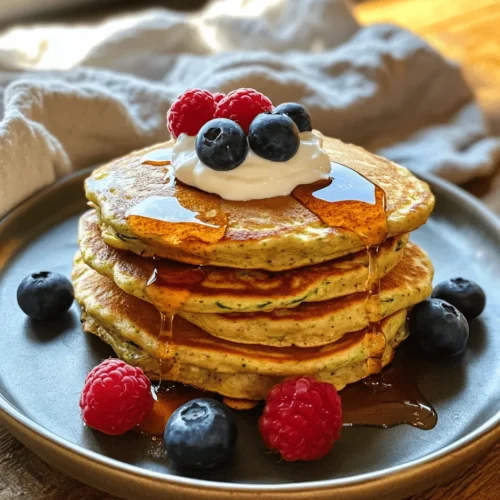 Pancakes are a beloved breakfast staple enjoyed by many across the globe. Whether it's a lazy Sunday morning or a busy weekday, these fluffy delights never fail to bring comfort and joy to the table. Traditionally made with flour, eggs, and milk, pancakes are versatile and can be customized to suit various tastes and dietary requirements. Enter the Zucchini and Oatmeal Pancakes—a delightful twist on this classic dish that brings together the wholesome goodness of vegetables and whole grains.