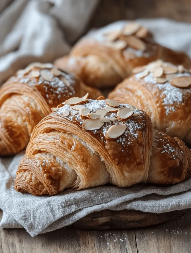 In the world of pastries, few delights are as enticing as flaky almond croissants. These delectable treats are not just a staple in French bakeries; they have become a beloved indulgence worldwide. The allure of almond croissants lies in their buttery, flaky layers, complemented by a sweet almond filling and a delightful crunch from sliced almonds. Imagine sipping a cup of coffee alongside a warm, freshly baked almond croissant, where each bite melts in your mouth, offering a symphony of textures and flavors.