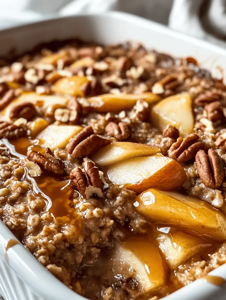 As the crisp air of autumn settles in, there's nothing quite like the comforting aroma of baked goods wafting through your kitchen. Among the myriad of seasonal favorites, the Caramel Apple Oatmeal Bake stands out, appealing to both the heart and palate. This delightful dish combines the sweet, tart flavors of apples with the rich, buttery notes of caramel, making it a perfect choice for breakfast, brunch, or even dessert. Not only does this recipe celebrate the vibrant flavors of the season, but it also harnesses the health benefits of oatmeal, making it a nutritious option to start your day.