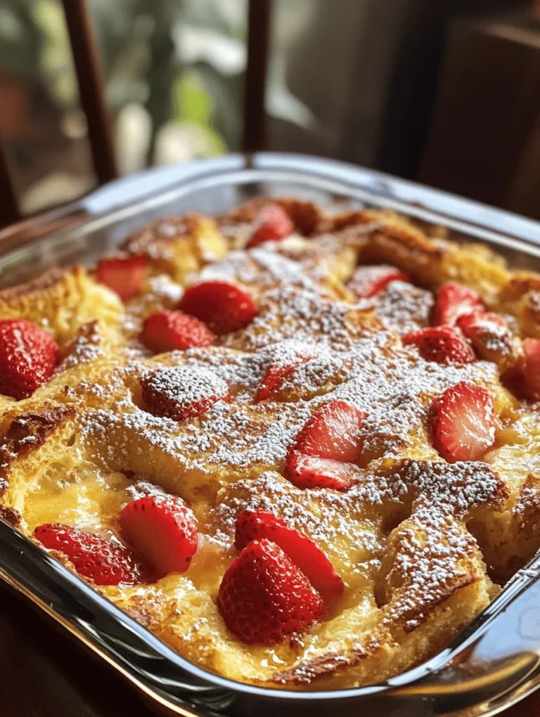 As the hustle and bustle of daily life continues to pick up pace, the quest for convenient yet delicious breakfast options has never been more critical. Enter the world of overnight breakfast recipes—a culinary trend that is taking brunch gatherings and busy mornings by storm. Among the standout dishes in this category is the Overnight French Toast Casserole. Not only does it offer an effortless way to prepare breakfast the night before, but it also delivers a heavenly blend of flavors and textures that will leave your taste buds longing for more.