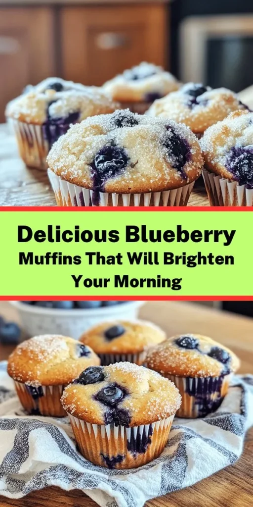 Indulge in these heavenly blueberry muffins that are bursting with flavor! Made with simple ingredients like all-purpose flour, fresh blueberries, and a hint of lemon zest, they're perfect for breakfast or a snack. This easy recipe takes just 40 minutes from start to finish and yields 12 delicious muffins. Enjoy a soft, fluffy texture with a slightly crunchy top—ideal for a cozy morning treat. Try them warm, and watch them disappear!