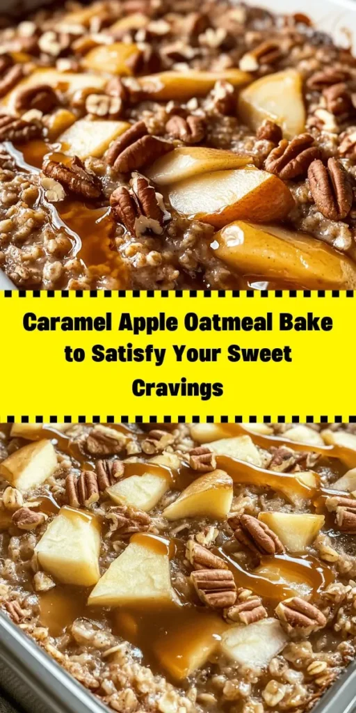 Indulge in the cozy flavors of fall with this delightful Caramel Apple Oatmeal Bake! Made with wholesome rolled oats, fresh diced apples, and drizzled with luscious caramel sauce, it's the perfect heartwarming dish for breakfast or dessert. Easy to prepare and entirely satisfying, this recipe combines the richness of brown sugar and maple syrup with a hint of cinnamon and nutmeg. Serve warm for a sweet treat your family will love!