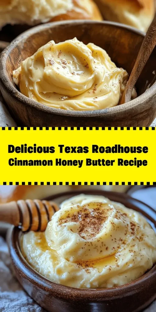 Indulge in Sweet Southern Delights with this easy Texas Roadhouse Cinnamon Honey Butter recipe! With just six ingredients, you can whip up a creamy, sweet and buttery spread that's perfect for elevating warm dinner rolls and biscuits. Made with softened butter, honey, cinnamon, and a touch of vanilla, this delightful treat is ideal for any occasion. Prep time is just 10 minutes, and chilled for maximum flavor. Enjoy a taste of the South!