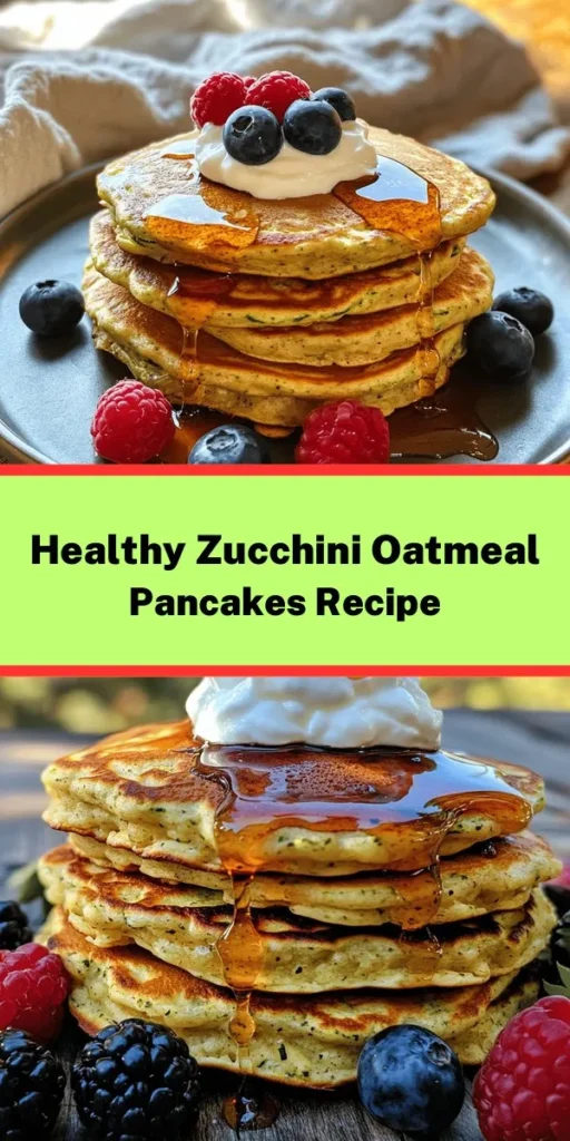 Start your day deliciously with these easy Zucchini and Oatmeal Pancakes! Packed with wholesome ingredients, they're perfect for breakfast or a healthy snack. Grated zucchini adds moisture and nutrients, while oats provide a hearty texture. Simply soak the oats, mix with eggs and zucchini, and cook to golden perfection. Drizzle with maple syrup or top with yogurt and fruits for a delightful treat. Enjoy a guilt-free indulgence that's both satisfying and nutritious!