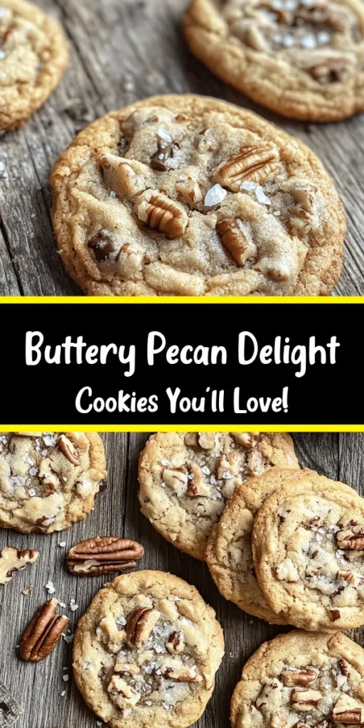 Indulge in the irresistible taste of buttery pecan delight cookies! This easy recipe combines rich, softened butter with a perfect mix of brown and granulated sugars for a cookie that's light yet chewy. Packed with crunchy pecans and optional chocolate chips, these treats are baked to golden perfection in just 10-12 minutes. Perfect for sharing or snacking, whip up a batch and enjoy the delightful aroma filling your kitchen! 🍪🥜