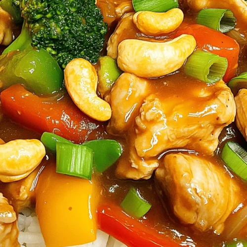 The magic of any dish lies in its ingredients, and the Slow-Cooked Cashew Chicken Delight is no exception. Each component plays a significant role, not only in taste but also in nutritional value. Let’s break down the primary ingredients of this delightful recipe.