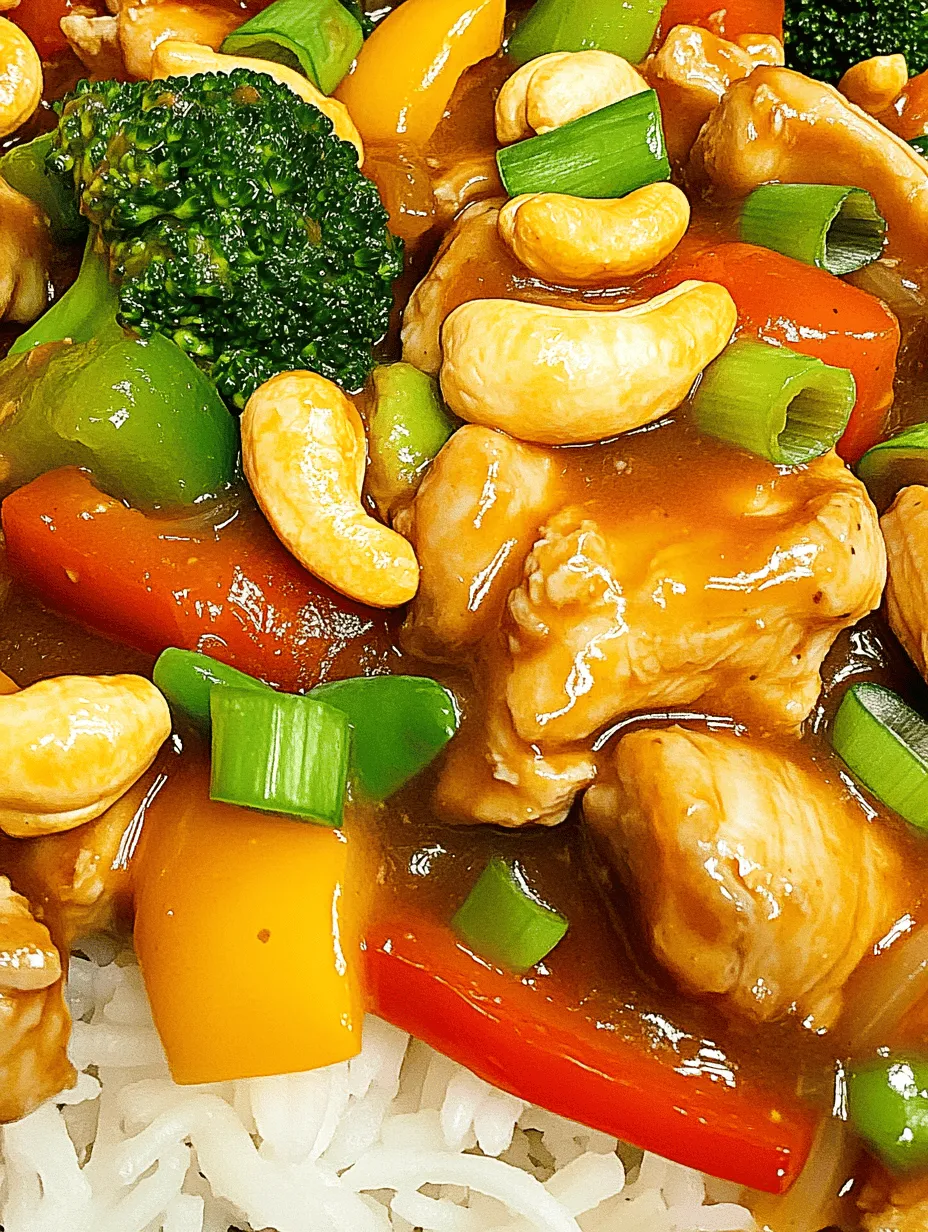 The magic of any dish lies in its ingredients, and the Slow-Cooked Cashew Chicken Delight is no exception. Each component plays a significant role, not only in taste but also in nutritional value. Let’s break down the primary ingredients of this delightful recipe.