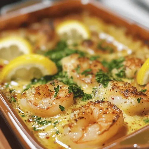 Baked Butter Lemon Shrimp is a culinary delight that perfectly encapsulates the essence of simple, yet flavorful cooking. This dish is a celebration of fresh ingredients, showcasing the natural sweetness of shrimp harmonized with the rich creaminess of butter and the bright, zesty notes of lemon. The appeal of this recipe lies not only in its taste but also in its straightforward preparation, making it an ideal choice for busy weeknight dinners or impressing guests at a dinner party.