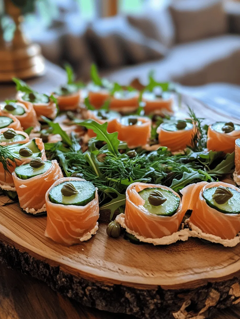 Roll-ups are a delightful and versatile option for anyone looking for a healthy snack or appetizer. Whether you're hosting a gathering, prepping meals for the week, or simply craving a light bite, roll-ups offer a perfect combination of taste and nutrition. One standout version of this easy-to-make treat is the savory smoked salmon roll-ups with cucumber and hummus. This recipe brings together the rich flavors of smoked salmon, the refreshing crunch of cucumber, and the creamy texture of hummus to create an irresistible blend that will appeal to your taste buds.