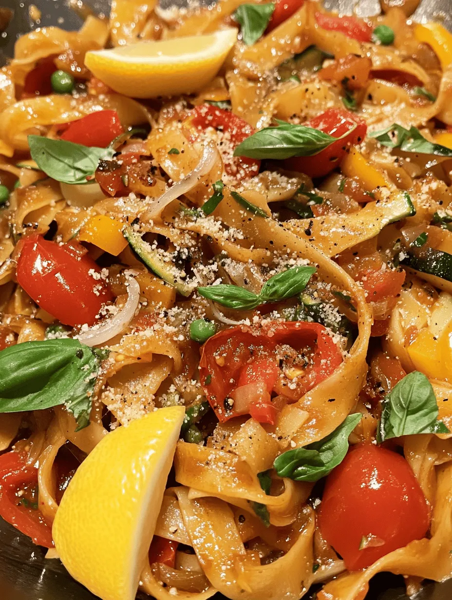 Welcome to a delightful culinary adventure featuring a dish that marries the traditional charm of Italian cuisine with an unexpected twist—Italian Drunken Noodles. This recipe celebrates the fusion of flavors, creating a vibrant, hearty meal that is sure to please any palate. With its combination of wide rice noodles, colorful vegetables, aromatic herbs, and the rich depth of red wine, this dish transforms the typical noodle experience into something truly special.