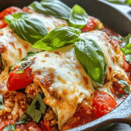 Italian stuffed cabbage rolls, known as "involtini di cavolo," are a traditional dish that brings warmth and comfort to the dinner table. This delightful recipe features tender cabbage leaves wrapped around a savory filling of meat, rice, and herbs, then simmered in a rich tomato sauce. The combination of flavors and textures in this dish makes it a favorite among families, often served during gatherings and special occasions.