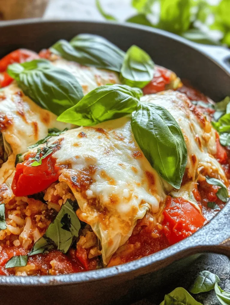 Italian stuffed cabbage rolls, known as "involtini di cavolo," are a traditional dish that brings warmth and comfort to the dinner table. This delightful recipe features tender cabbage leaves wrapped around a savory filling of meat, rice, and herbs, then simmered in a rich tomato sauce. The combination of flavors and textures in this dish makes it a favorite among families, often served during gatherings and special occasions.