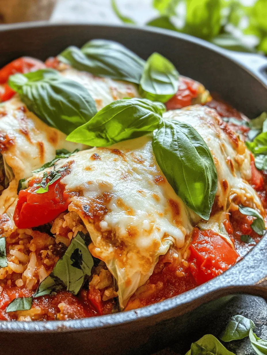 Italian stuffed cabbage rolls, known as "involtini di cavolo," are a traditional dish that brings warmth and comfort to the dinner table. This delightful recipe features tender cabbage leaves wrapped around a savory filling of meat, rice, and herbs, then simmered in a rich tomato sauce. The combination of flavors and textures in this dish makes it a favorite among families, often served during gatherings and special occasions.
