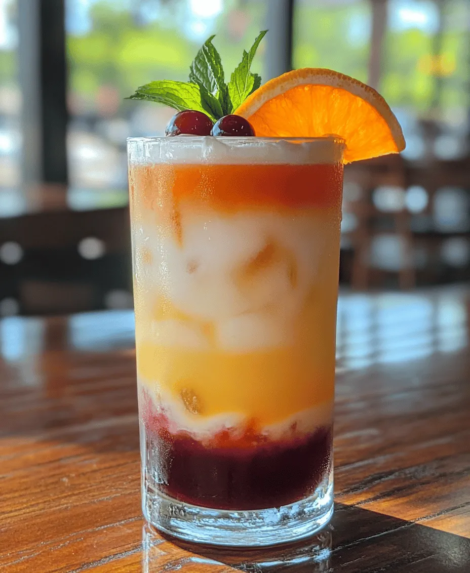 Imagine waking up to a morning that feels like a vacation—a bright sun rising, the sounds of nature awakening, and a refreshing drink that captures the essence of the day ahead. The <strong>Corona Sunrise</strong> cocktail is inspired by such serene moments, designed to evoke the vibrant colors of a sunrise while tantalizing the taste buds with its refreshing flavors. This cocktail is not just a drink; it’s a celebration of nature’s beauty, blending together colors and tastes that can elevate any occasion, whether it’s a casual brunch or a festive gathering.” /></p>
</p>
<h3>Photography Tips for Capturing the Beauty of the Drink for Social Media</h3>
</p>
<p>Capturing the essence of the Corona Sunrise can elevate your social media presence and entice friends and followers to recreate this stunning drink. Here are some photography tips to help you showcase the vibrant colors and textures of your masterpiece:</p>
</p>
<p>1. <strong>Natural Light is Your Best Friend</strong>: Always aim to shoot in natural light. Position your drink near a window during the day to take advantage of soft, diffused lighting. Avoid harsh overhead lights that can create unflattering shadows.</p>
</p>
<p>2. <strong>Choose the Right Background</strong>: A clean, simple background can help the colors of your drink pop. Consider using a white or light-colored tablecloth, a wooden surface, or a rustic outdoor setting to enhance the aesthetic appeal.</p>
</p>
<p>3. <strong>Focus on the Layers</strong>: The Corona Sunrise’s beauty lies in its layers. Use a clear glass to highlight the gradient of colors. Capture close-up shots that emphasize the transition from the deep red of cranberry juice to the bright orange of the orange juice.</p>
</p>
<p>4. <strong>Add Garnishes</strong>: Enhance your drink’s visual appeal by adding garnishes such as lime wedges, fresh mint leaves, or slices of orange. These elements can provide contrast and additional color, making your photos more dynamic.</p>
</p>
<p>5. <strong>Experiment with Angles</strong>: Don’t stick to just one angle. Try shooting from above for a flat lay or at a slight angle to showcase the height of the drink. A close-up shot can capture the textures of the coconut cream and the bubbles in the beer.</p>
</p>
<p>6. <strong>Edit for Perfection</strong>: Use editing apps to adjust brightness, contrast, and saturation. However, be careful not to over-edit; the goal is to enhance the natural beauty of the drink while keeping it realistic.</p>
</p>
<h3>Serving Suggestions</h3>
</p>
<p>The Corona Sunrise is not just a drink; it’s an experience that can elevate various occasions. Here are some ideal settings to serve this delightful beverage:</p>
</p>
<h4>Breakfast Gatherings</h4>
</p>
<p>Impress your guests at breakfast by serving Corona Sunrise alongside classic morning fare. Its fruity and refreshing flavors harmonize beautifully with pancakes, waffles, or a spread of fresh fruits. Consider incorporating a breakfast buffet where each guest can mix and match their favorite dishes with this vibrant drink.</p>
</p>
<h4>Brunch Parties</h4>
</p>
<p>Brunch is the perfect opportunity to showcase the Corona Sunrise. Serve it in elegant glassware and pair it with an assortment of savory dishes like quiches, frittatas, or smoked salmon bagels. The drink’s stunning appearance will add flair to your brunch table, making it a memorable gathering.</p>
</p>
<h4>Summer Barbecues and Poolside Events</h4>
</p>
<p>The Corona Sunrise is ideal for summer gatherings. Serve it chilled over ice with a slice of watermelon or a sprig of mint for a refreshing touch. Combine it with grilled meats, corn on the cob, and colorful salads to create a festive atmosphere. Its tropical flavors will transport your guests to a sunny paradise.</p>
</p>
<h3>Pairing Suggestions with Food Items to Complement the Drink</h3>
</p>
<p>When serving the Corona Sunrise, consider pairing it with foods that enhance its flavor profile. Here are some delightful options:</p>
</p>
<p>– <strong>Seafood Dishes</strong>: The acidity of the drink complements the freshness of seafood. Serve it with shrimp cocktails, grilled fish tacos, or ceviche for a harmonious blend of flavors.</p>
</p>
<p>– <strong>Tropical Salads</strong>: Salads that incorporate fruits like mango, avocado, and pineapple work beautifully with the drink. The sweetness and acidity will enhance the overall experience.</p>
</p>
<p>– <strong>Light Appetizers</strong>: Serve with bruschetta topped with fresh tomatoes and basil or charcuterie boards featuring cheeses, olives, and nuts. These light flavors will balance well with the Corona Sunrise.</p>
</p>
<h3>Health Benefits of Ingredients</h3>
</p>
<p>The Corona Sunrise not only dazzles the eyes but also offers several health benefits thanks to its wholesome ingredients. Here’s a closer look at the nutritional value:</p>
</p>
<h4>Nutritional Analysis of the Key Ingredients</h4>
</p>
<p>– <strong>Orange Juice</strong>: Rich in vitamin C, orange juice boosts the immune system and supports skin health. It also contains folate, potassium, and antioxidants that help reduce inflammation.</p>
</p>
<p>– <strong>Cranberry Juice</strong>: Known for its antioxidants, cranberry juice helps prevent urinary tract infections and supports heart health. It is also high in vitamin C and offers anti-inflammatory properties.</p>
</p>
<p>– <strong>Coconut Cream</strong>: While it adds a creamy texture, coconut cream is high in saturated fats. However, in moderation, it provides medium-chain triglycerides (MCTs) known for their potential energy-boosting benefits.</p>
</p>
<p>– <strong>Lime Juice</strong>: Aside from its zesty flavor, lime juice aids digestion and detoxification. It’s rich in vitamin C, which can help enhance iron absorption and boost your immune system.</p>
</p>
<h3>Variations of the Corona Sunrise</h3>
</p>
<p>To keep things exciting and cater to different tastes, consider trying some variations of the Corona Sunrise:</p>
</p>
<h4>Exploring Alternative Ingredients for Different Flavor Profiles</h4>
</p>
<p>– <strong>Juice Alternatives</strong>: Swap out orange juice for pineapple or mango juice to create a tropical twist. These juices will offer a sweeter profile and a different color gradient for the drink.</p>
</p>
<p>– <strong>Berry Juices</strong>: Incorporate different types of berry juices, such as raspberry or blueberry, to add a rich color and unique flavor. These juices can enhance the antioxidant properties of the drink.</p>
</p>
<p>– <strong>Milk Substitutes</strong>: For those who prefer a lighter option, consider using coconut milk or almond milk as substitutes for coconut cream. This will create a different texture while maintaining the tropical essence.</p>
</p>
<p>– <strong>Non-Alcoholic Versions</strong>: Make the Corona Sunrise family-friendly by omitting the beer and substituting it with sparkling water or a non-alcoholic beer. This allows everyone to enjoy the vibrant flavors without the alcohol.</p>
</p>
<h3>Conclusion</h3>
</p>
<p>The Corona Sunrise is a delightful drink that not only captivates the senses but also brings joy through its vibrant colors and refreshing flavors. Whether you’re hosting a brunch party, a summer barbecue, or a cozy breakfast gathering, this drink is sure to impress your guests and elevate the occasion.</p>
</p>
<p>Encourage your creativity by experimenting with different ingredients and serving styles. The beauty of the Corona Sunrise lies in its versatility, allowing you to tailor it to suit your taste or the theme of your gathering. As you embark on this journey of flavor and aesthetics, remember that creating beautiful drinks at home is not only rewarding but also a wonderful way to share joy with loved ones.</p>
</p>
<p>So gather your ingredients, unleash your inner mixologist, and enjoy the delightful experience of crafting the perfect Corona Sunrise. Cheers to the flavors of nature and the art of creating stunning beverages right in your kitchen!</p>
<div id=