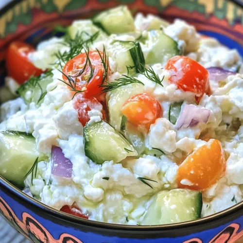 In today's health-conscious world, fresh salads have surged in popularity as a staple of nutritious eating. With a growing awareness of the benefits of incorporating wholesome ingredients into our diets, salads have transformed from simple side dishes into vibrant, satisfying meals. Among the myriad of salad options, the Cottage Cheese and Cucumber Salad stands out as a particularly refreshing choice, perfect for warm weather or as a light meal packed with nutrition.