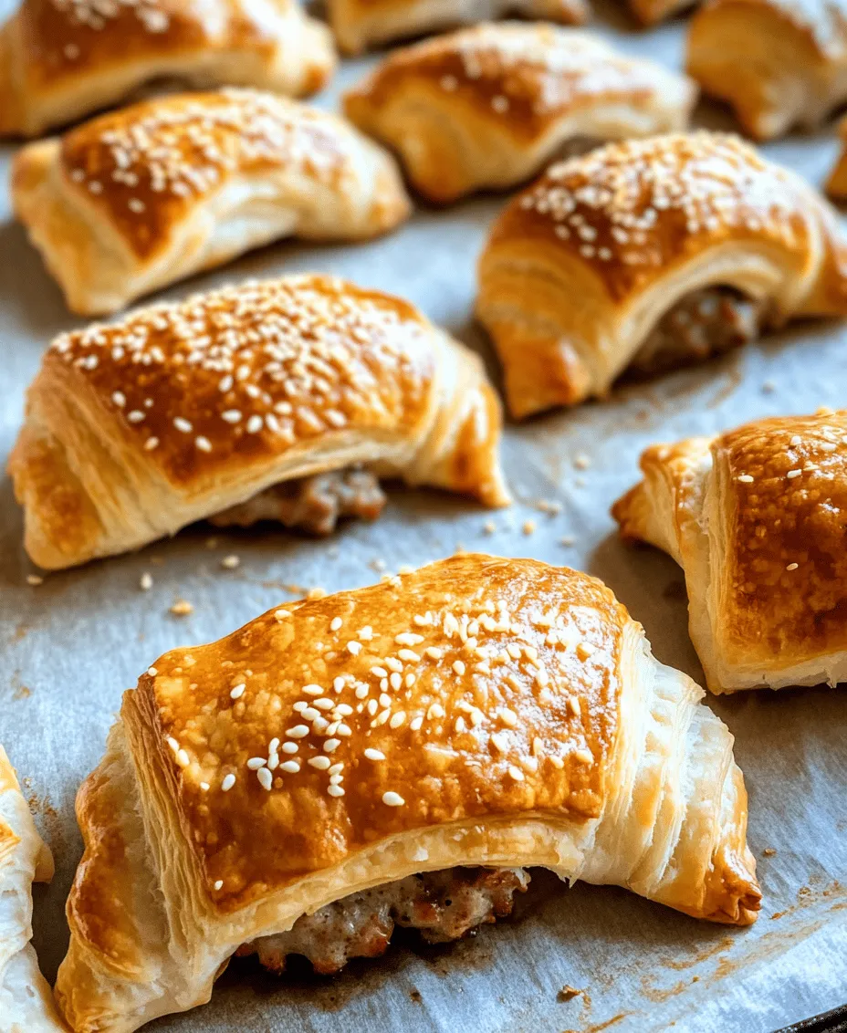 Savory snacks have a unique ability to bring people together, serving as the perfect accompaniment to gatherings, parties, or cozy evenings at home. Among the many options available, Savory Sausage Cream Cheese Crescents stand out as a delightful combination of flavors and textures that are certain to impress. These bite-sized treats feature a crispy, flaky exterior enveloping a rich, creamy filling that tantalizes the taste buds. They are not only easy to prepare but also versatile enough to adapt to various occasions, making them a go-to recipe for both novice cooks and seasoned chefs alike.
