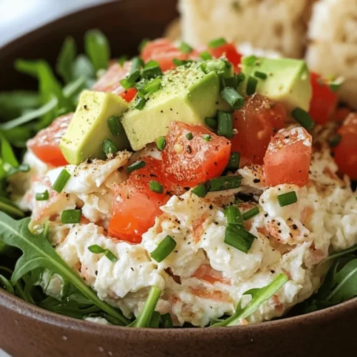 If you're on the lookout for a unique and healthy dish that tantalizes your taste buds, look no further than the Cottage Cheese Crab Delight. This delightful recipe combines the creaminess of cottage cheese with the rich, savory flavors of lump crab meat, resulting in a dish that is both satisfying and nutritious. Perfect as an appetizer, a light lunch, or a refreshing side dish, this recipe is sure to impress your family and friends, making it a staple in your culinary repertoire.