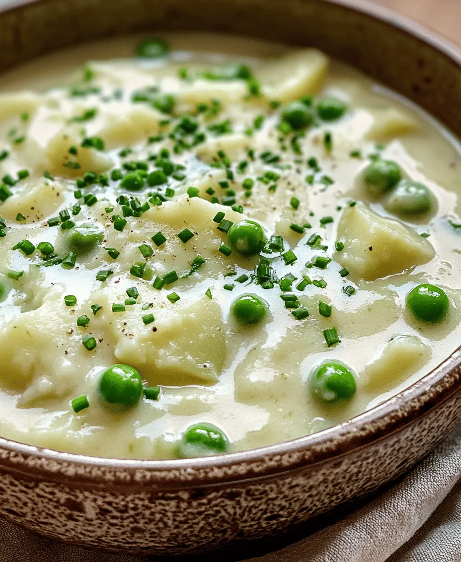 Creamy Dreamy Potatoes & Peas is a delightful dish that embodies the essence of comfort food. Imagine a warm, velvety blend of Yukon Gold potatoes and vibrant green peas, enriched with creamy dairy ingredients and a hint of aromatic garlic. This dish not only satisfies the cravings for something hearty but also brings a sense of nostalgia, evoking memories of family gatherings and cozy dinners. Whether you're looking for a side dish to accompany your main course or a simple meal to enjoy on its own, Creamy Dreamy Potatoes & Peas fits the bill perfectly.