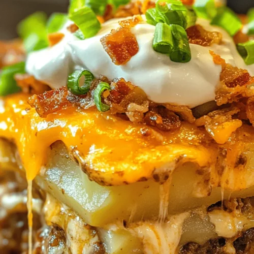 When it comes to comfort food, few dishes can evoke the same feelings of warmth and satisfaction as a hearty casserole. Casseroles are a staple in many households, cherished for their ability to bring family and friends together around the dinner table. They offer a unique blend of flavors and textures, making them appealing to both children and adults alike. Among the myriad of casserole options, the Loaded Potato and Meatloaf Casserole stands out as a perfect family meal that combines the rich, savory tastes of meatloaf with the creamy, comforting essence of loaded baked potatoes.