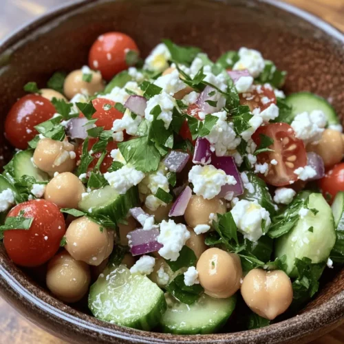 Chickpeas, often hailed as a superfood, have gained immense popularity in the culinary world over recent years, and for good reason. These small legumes are not only delicious but also incredibly versatile, making them a staple in a variety of dishes from hummus to stews. One of the simplest yet most satisfying ways to enjoy chickpeas is in a Crisp & Refreshing Chickpea Cucumber Salad. This vibrant salad is a delightful medley of textures and flavors, perfect for those hot summer days or as a light meal that doesn't skimp on nutrition.
