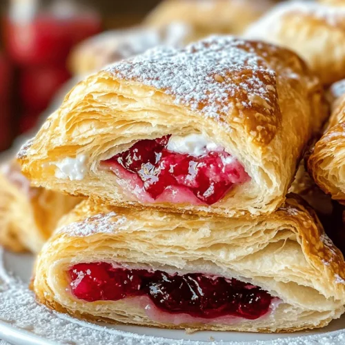 Are you ready to indulge in a delightful treat that combines the flakiness of croissants with a luscious cherry cream cheese filling? The Air Fryer Cherry Cream Cheese Croissants are not just a delicious pastry; they are an experience that elevates your breakfast or snack time to a new level. Bursting with flavor and made with simple ingredients, these croissants are the perfect blend of sweet and creamy, making them a favorite choice for both kids and adults alike.