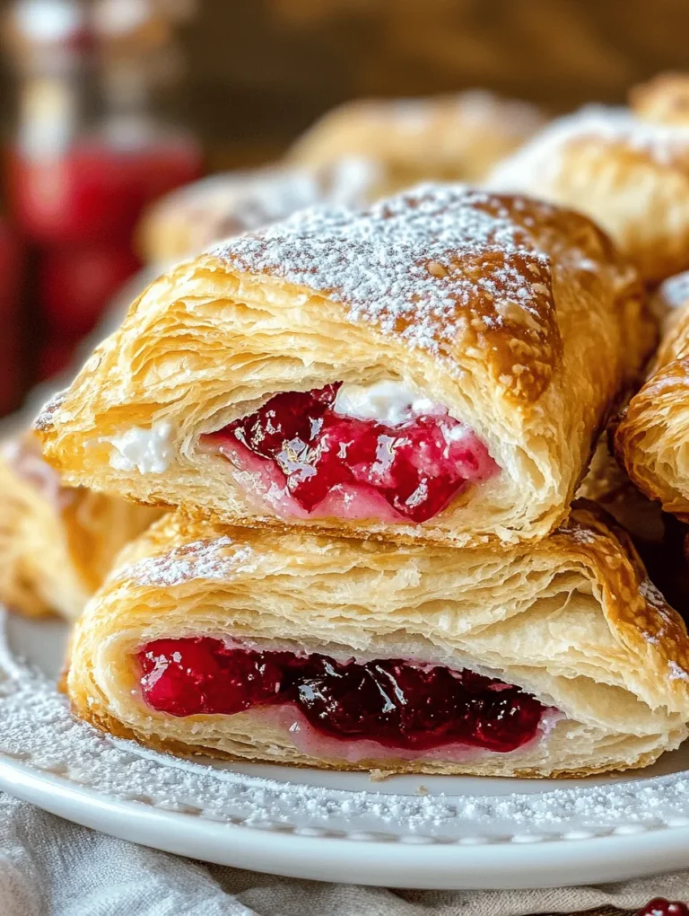 Are you ready to indulge in a delightful treat that combines the flakiness of croissants with a luscious cherry cream cheese filling? The Air Fryer Cherry Cream Cheese Croissants are not just a delicious pastry; they are an experience that elevates your breakfast or snack time to a new level. Bursting with flavor and made with simple ingredients, these croissants are the perfect blend of sweet and creamy, making them a favorite choice for both kids and adults alike.