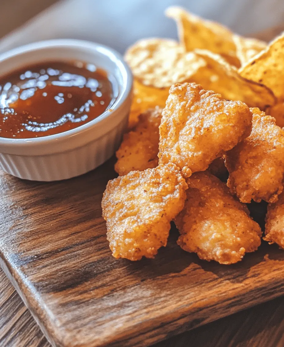 Are you ready to elevate your snacking game with a burst of flavor and crunch? Introducing the Homemade BBQ Chip Chicken Nuggets—an irresistible twist on the classic chicken nugget that combines tender chicken with the smoky, tangy goodness of BBQ potato chips. This recipe is not only fun to make but also delivers a flavor explosion that will leave your taste buds dancing. Whether you’re serving them at a party, packing them in your kids' lunchboxes, or enjoying a quick weeknight meal, these nuggets are sure to impress.