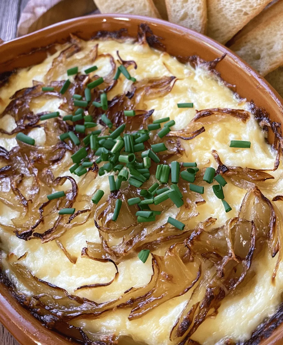 When it comes to hosting gatherings and parties, nothing quite compares to the allure of cheesy dips. They are the ultimate crowd-pleasers, effortlessly bringing people together as they gather around a table, chips in hand, eager to dive into a warm, gooey offering. One such dip that stands out in the realm of cheesy delights is the Cheesy Caramelized Onion Delight. This recipe is a perfect blend of creamy textures and savory flavors, making it an irresistible choice for any occasion.