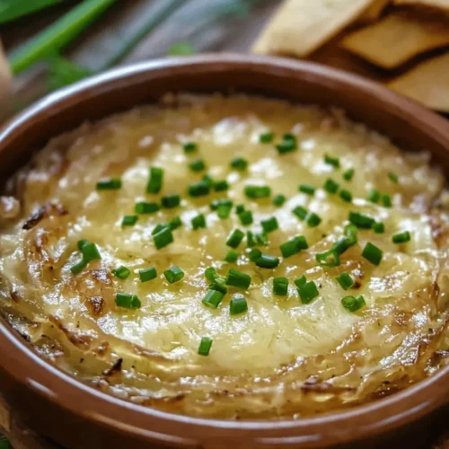 When it comes to hosting gatherings and parties, nothing quite compares to the allure of cheesy dips. They are the ultimate crowd-pleasers, effortlessly bringing people together as they gather around a table, chips in hand, eager to dive into a warm, gooey offering. One such dip that stands out in the realm of cheesy delights is the Cheesy Caramelized Onion Delight. This recipe is a perfect blend of creamy textures and savory flavors, making it an irresistible choice for any occasion.