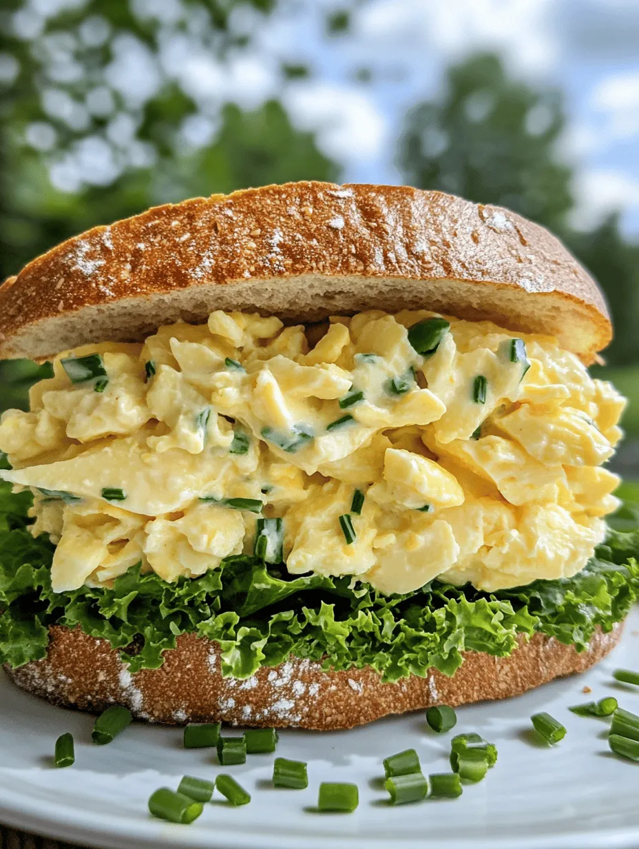 To achieve the perfect hard-boiled eggs for your Creamy Delight Egg Salad Sandwich, it's essential to start with the best boiling and cooling techniques. Begin by placing your eggs in a single layer in a pot and covering them with cold water, ensuring the water level is about an inch above the eggs.
