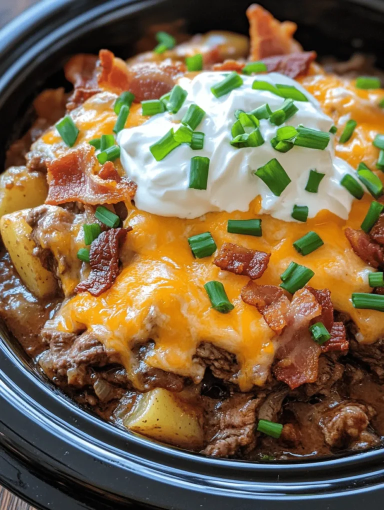 To truly appreciate the Crockpot Loaded Steak and Potato Bake, it’s essential to understand the ingredients that come together to create this flavorful masterpiece. Each component plays a vital role in the overall taste and texture of the dish, ensuring that every serving is a delightful experience.