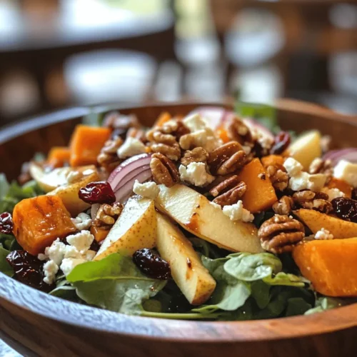 As the leaves turn vibrant shades of red, orange, and gold, there’s a special magic in the air that signals the arrival of fall. The season brings with it a bounty of rich flavors and a sense of warmth and comfort that is perfect for gathering around the table with family and friends. One of the most delightful ways to celebrate autumn’s harvest is through a colorful, nutrient-packed Fall Harvest Salad. This dish is not only visually stunning but also a symphony of flavors that encapsulate everything we love about this time of year.