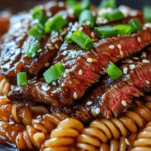 Welcome to a culinary adventure that combines the rich, savory flavors of steak with the comforting texture of pasta! In this article, we’ll be exploring the delightful recipe for Sticky Honey Garlic Steak and Rotini—a dish that promises to tantalize your taste buds and leave you craving more. This unique combination of ingredients not only brings together two beloved staples but also enhances your dining experience through a perfect balance of flavors.