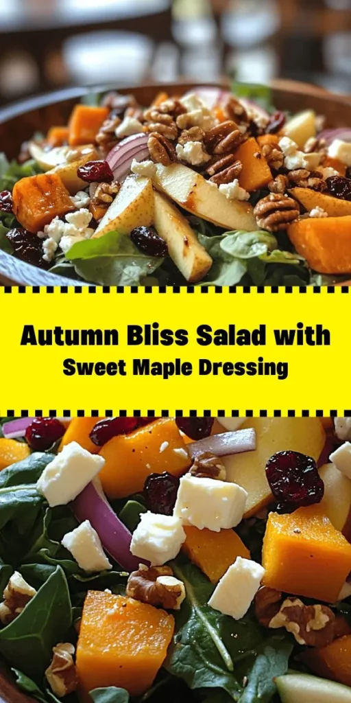 Celebrate the flavors of fall with this delicious Fall Harvest Salad featuring mixed greens, apples, pears, and roasted butternut squash. Topped with crunchy walnuts, sweet cranberries, and feta cheese, this salad is a perfect blend of textures and tastes. Drizzled with a homemade maple dressing, it’s ideal for a cozy dinner or a festive gathering. Enjoy the season’s bounty with this refreshing and nutritious dish!