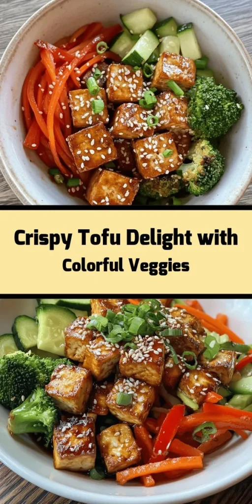 Discover the vibrant flavors of Tofu Delight with Vibrant Veggies, a delicious and healthy dish perfect for any meal! This easy recipe combines crispy marinated tofu with fresh bell peppers, broccoli, and zucchini, all sautéed to perfection. Ready in just 40 minutes, it's ideal for a weeknight dinner or meal prep. Garnished with sesame seeds and green onions, serve it hot over rice or noodles for a satisfying vegetarian feast. Enjoy this colorful and nutritious dish!