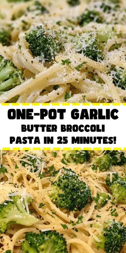 Indulge in this Easy One-Pot Garlic Butter Broccoli Pasta that transforms weeknight dinners into a delightful experience! With just a few simple ingredients like spaghetti, fresh broccoli, and garlic, you can whip up a flavorful meal in just 25 minutes. The creamy butter and Parmesan combined with a splash of lemon give it a zesty kick, while the optional red pepper flakes add a hint of heat. Perfectly satisfying and easy to clean up, this recipe is sure to become a family favorite. Don't forget to add some fresh parsley for a beautiful finish!