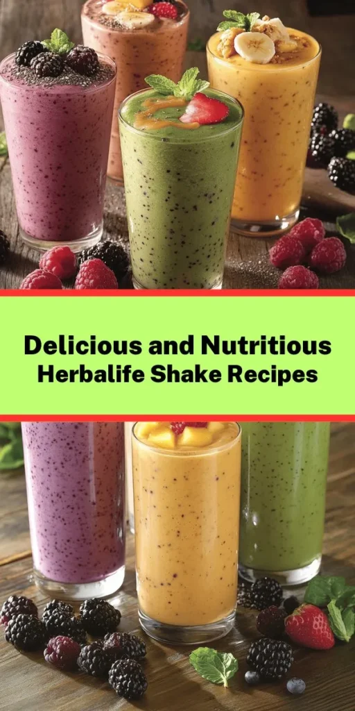 Discover the ultimate Herbalife shake recipes that blend taste and nutrition in just minutes! Try the Berry Bliss Shake for a fruity boost, the Tropical Shake for a refreshing escape, or the Green Detox Shake for a vibrant, healthy start. Indulge in the Chocolate Peanut Butter Shake for a delicious treat that satisfies your cravings. Perfect for breakfast or a snack, these shakes are customizable, delicious, and packed with protein. Enjoy these easy-to-make recipes to energize your day!