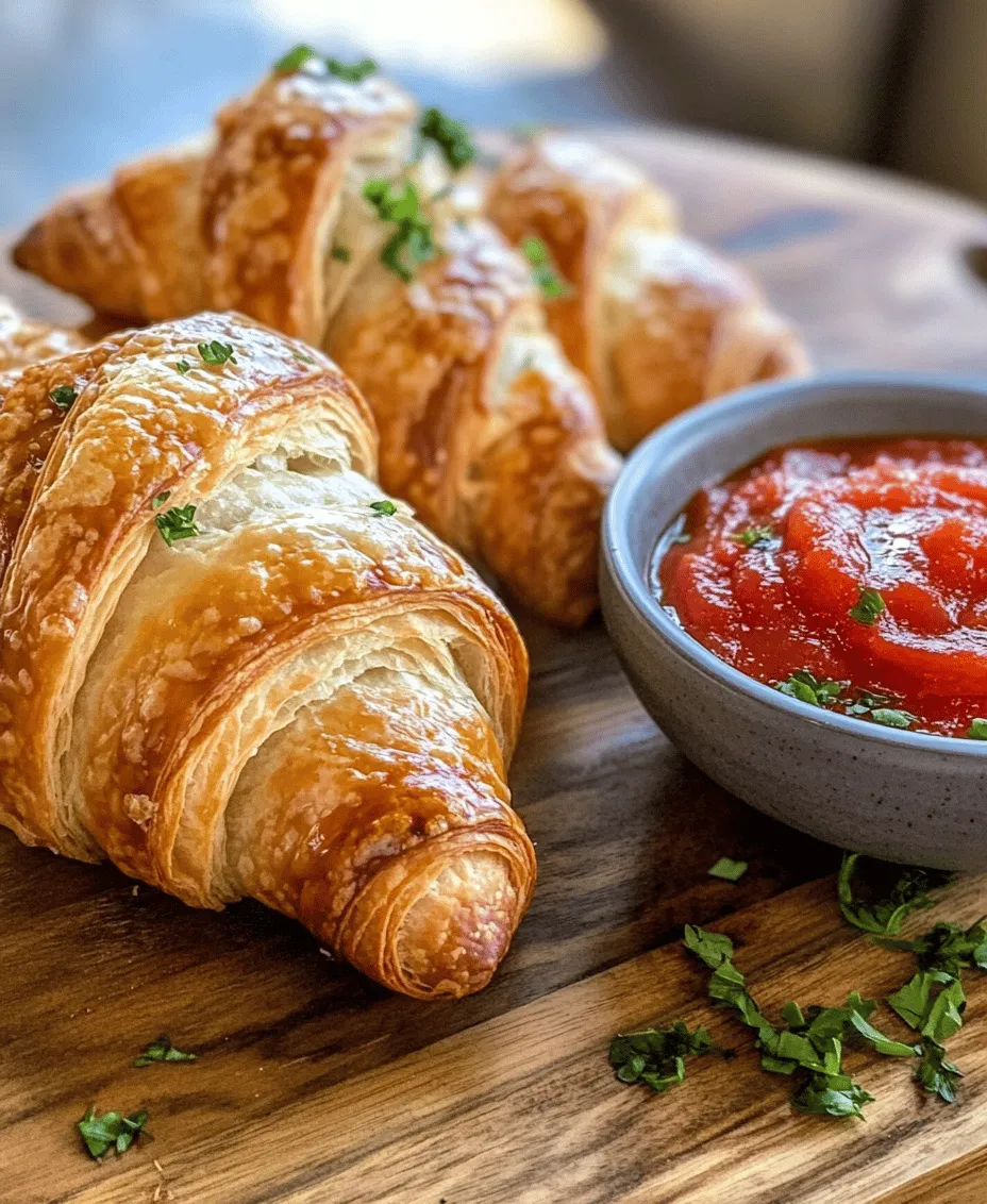 If you're on the hunt for a deliciously indulgent snack that perfectly marries flaky pastry with gooey cheese and savory pepperoni, look no further than Mozzarella Pepperoni Croissant Rolls. This delightful recipe is a unique twist on traditional croissants, transforming them into a mouth-watering treat that is sure to impress. The appeal of these croissant rolls lies not only in their irresistible flavor combination but also in their versatility. Whether you're hosting a gathering, preparing for game day, or simply craving a tasty snack, these croissant rolls are a crowd-pleaser that will leave everyone coming back for more.