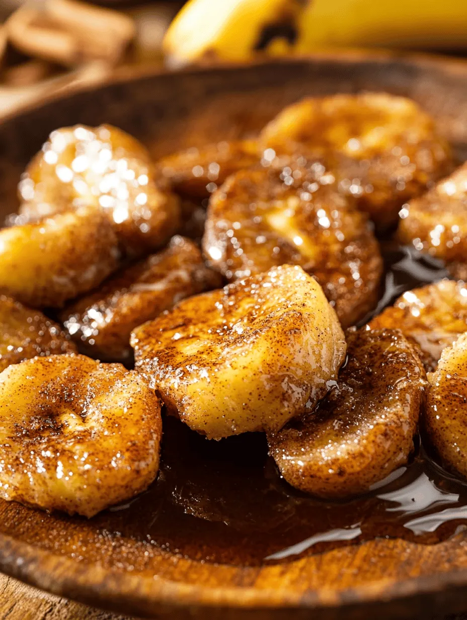 Fried bananas have a rich cultural significance that extends across various cuisines around the world. From the famous "pisang goreng" in Indonesia to "bananas foster" in the United States, this dish takes on many forms, each reflecting the unique culinary traditions of its region. In many tropical countries, frying bananas is a traditional method of preparation, with local variations that incorporate unique spices and ingredients native to the area.