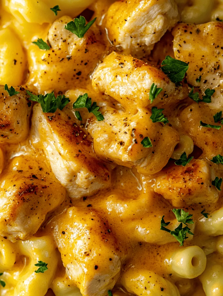 If you're on the hunt for an unforgettable dish that combines comfort, flavor, and a touch of gourmet flair, look no further than Creamy Honey Pepper Chicken Mac and Cheese Delight. This recipe elevates the classic mac and cheese into a savory experience that delights the palate. Imagine creamy, cheesy pasta infused with the sweetness of honey, the warmth of black pepper, and tender chunks of chicken – it’s a dish that hits all the right notes!